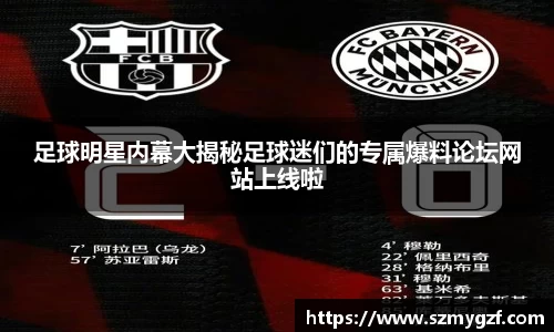 足球明星内幕大揭秘足球迷们的专属爆料论坛网站上线啦